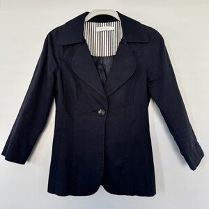 Chaiken 3/4 Angel Jacket · Navy Tailored Blazer · XS-S (Brand Size 4)